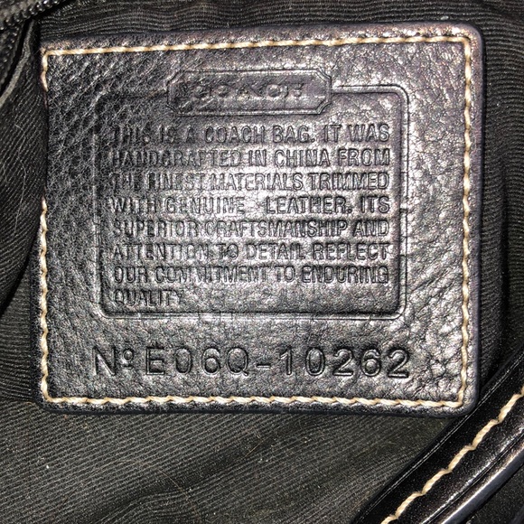 Coach Hampton 10262 Signature Python Tote - Picture 8 of 8